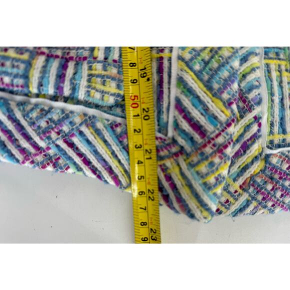 Silkland Tweed Silk Jacket Blazer Vintage Preppy  Womens Size Medium (READ) r1 - Picture 5 of 6